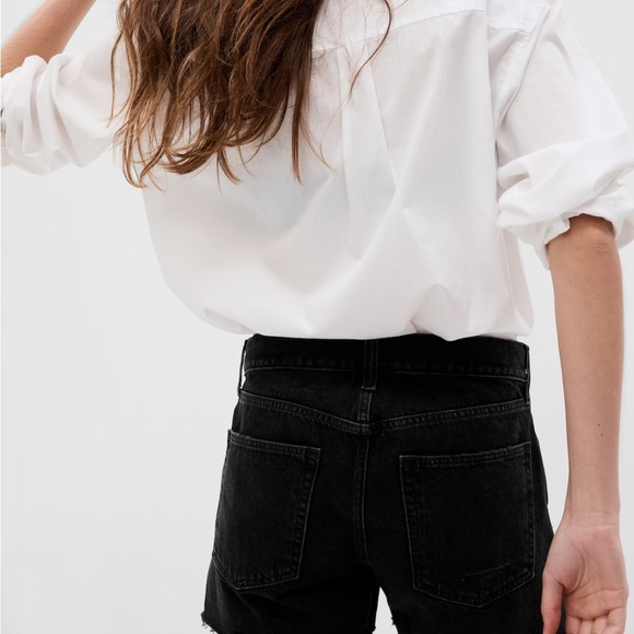 Gap high rise stride denim shorts size 25 - Picture 2 of 7